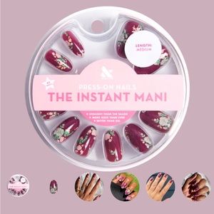 Medium “Fall Micro Floral” Olive & June Press-Ons